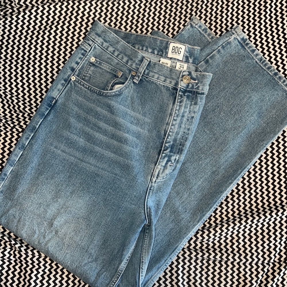 BDG Urban Outfitters Denim jeans light to medium wash High-Rise Baggy BDG Jeans